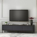 Comoda TV, Inarch, Imaj, 180 x 45.2 x 35 cm, pal melaminat, antracit