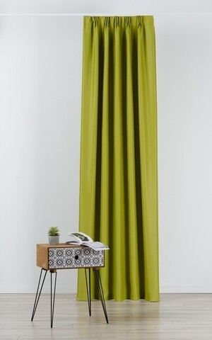 Draperie Mendola Interior, Montblanc, 140x260 cm, poliester, verde