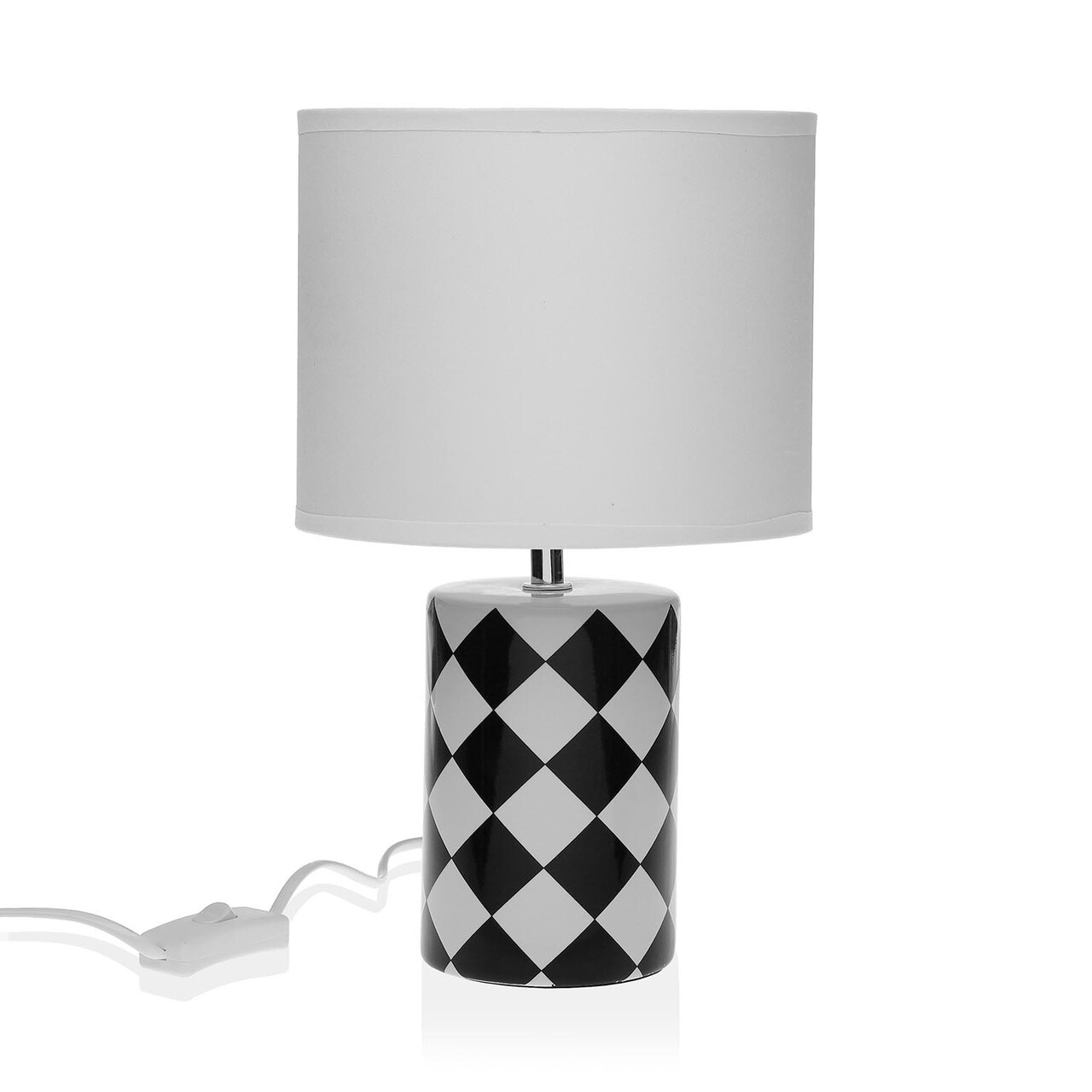 Lampa De Masa Niu Rombos, Versa, 20 X 38 Cm, 1 X E14, 40W, Ceramica