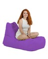 Fotoliu puf, Bean Bag, Ferndale Trendy, 105 x 75 cm, poliester impermeabil, mov