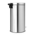 Cos de gunoi cu pedala, Brabantia, 424205, 45 L, inox, argintiu