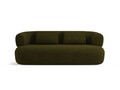 Canapea 3 locuri, Jenny-67, Micadoni Home, 178x90x73 cm, tesatura boucle, verde