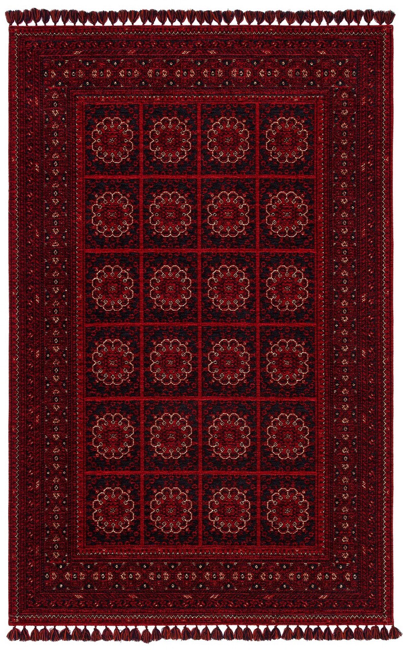 Covor, Bhr 03 Red , 160x230 cm, Fibre acrilice, Rosu - 3 | YEO