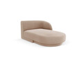 Sezlong living dreapta 2 locuri, Miley, Micadoni Home, BL, 155x92x74 cm, catifea, cappuccino