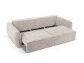 Canapea extensibila 3 locuri, Kaelle, Micadoni Home, BL, 244x97x91 cm, poliester chenille, bej