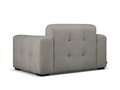 Canapea 2 locuri, Kendal, Micadoni Home, BL, 156x103x79 cm, catifea, gri inchis