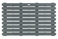 Covoras de baie, Wenko, Duckboard Indoor & Outdoor Grey, 50 x 80 cm, plastic, gri