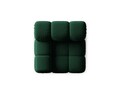 Modul canapea stanga 1 loc, Bellis, Micadoni Home, BL, 94x94x63 cm, catifea, verde bottle