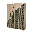 Dulap pentru haine Mode 121, Vella, 135x52x192 cm, multicolor