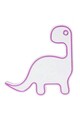 Decoratiune luminoasa LED, Dino the Dinosaur,  Benzi flexibile de neon, DC 12 V, Roz