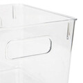 Cos depozitare Lydie, Homla, 29x20.5x15.7 cm, plastic, transparent