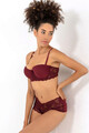 Set lenjerie intima sutien si chiloti, 999MRE1604 - 90, Miorre, 90% poliamida/10% elastan, Rosu claret