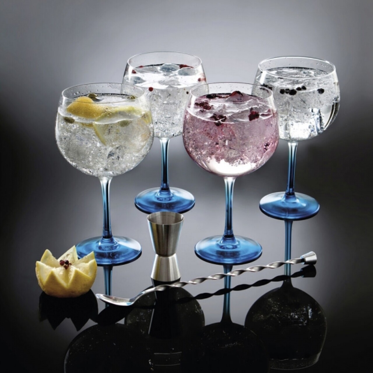 Set Pentru Cocktail 6 Piese, Luminarc, Gin, Sticla, Multicolor