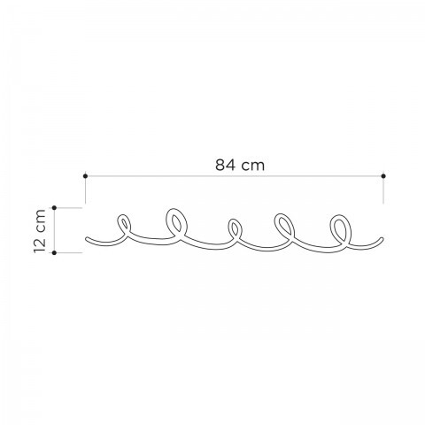 Cuier Homitis, Sing, 84x12x4 cm