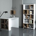 Set birou si biblioteca Box, Hommy Craft, alb/maro