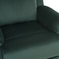 Fotoliu cu recliner manual, Louis XL, L.87 l.95 H.102, stofa, verde inchis