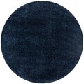 Covor Feather Soft Navy, Flair Rugs, D133 cm, polipropilena, bleumarin