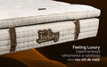 Saltea Feeling Luxury Brown 180x200 cm, H 30 cm, Multipocket, Latex