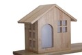 Aplica de perete Sweet Home, Mauro Ferretti, 1 x E14, 40W, 60x16x39 cm, lemn de arbore de cauciuc