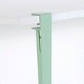 Birou, Logg, Cuarius, 120x75x60 cm, Alb / Menta / Verde