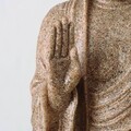 Decoratiune Niamey Buddha, Boltze, 28 cm, polirasina, bej