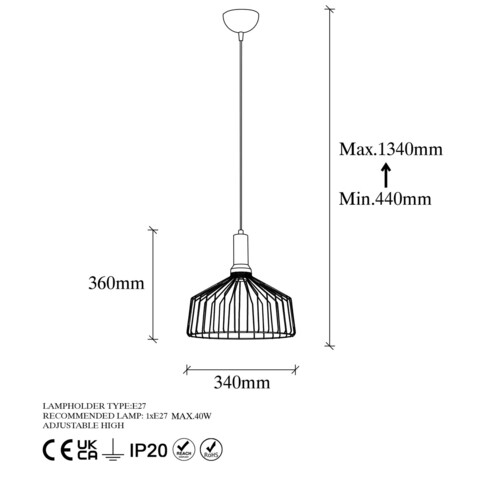 Lustra, Fulgor, 942FLG1425, Metal, Auriu