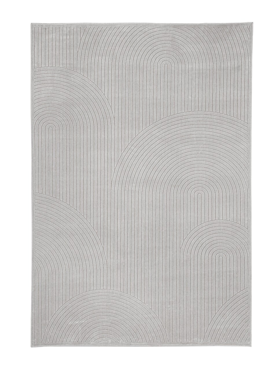 Covor Klab, Bizzotto, 160 x 230 cm, tesatura Chenille/viscoza, verso din latex, gri