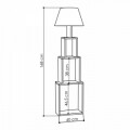 Lampadar Tower, Homitis, 45x45x168 cm, antracit/bej