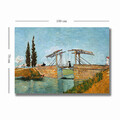 Tablou decorativ, 70100VANGOGH006, Canvas , Lemn, Multicolor