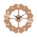 Ceas de perete, Metal Wall Clock 4, Metal, Dimensiune: 48 x 48 cm, Cupru