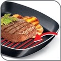 Tigaie Grill, Tefal, Easy Plus, 26 cm Ø, aluminiu