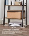 Biblioteca Alinru Ladder, Vasagle, 56 x 32 x 172, PAL/otel, maro rustic