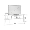 Comoda TV, Decortie, Otis, 160 x 45 x 35.6 cm, pal melaminat, stejar