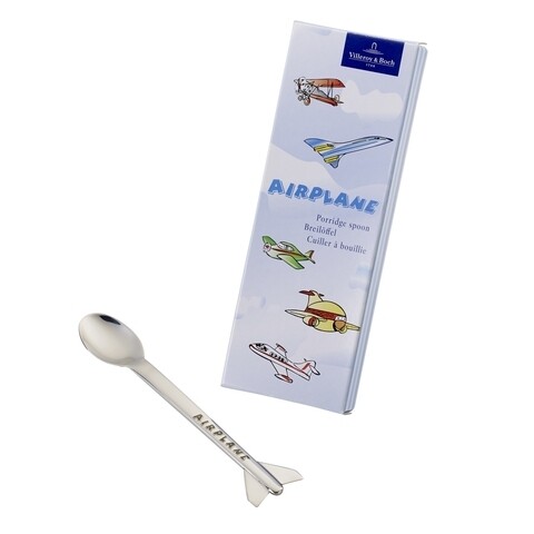 Lingurita pentru copii, Villeroy & Boch, Porridge Spoon Airplane, inox 18/10