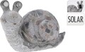 Lampa de gradina Snail, 36.5x18x26.5 cm, oxidat de magneziu, gri