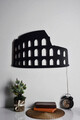 Decoratiune luminoasa LED, Colosseum, MDF, 60 LED-uri, Verde