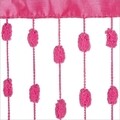 Perdea din snur Little Balls, Bizzotto, 140x280 cm, fucsia