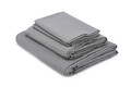 Lenjerie de pat dubla, Dark Grey, Patik, Bumbac Ranforce