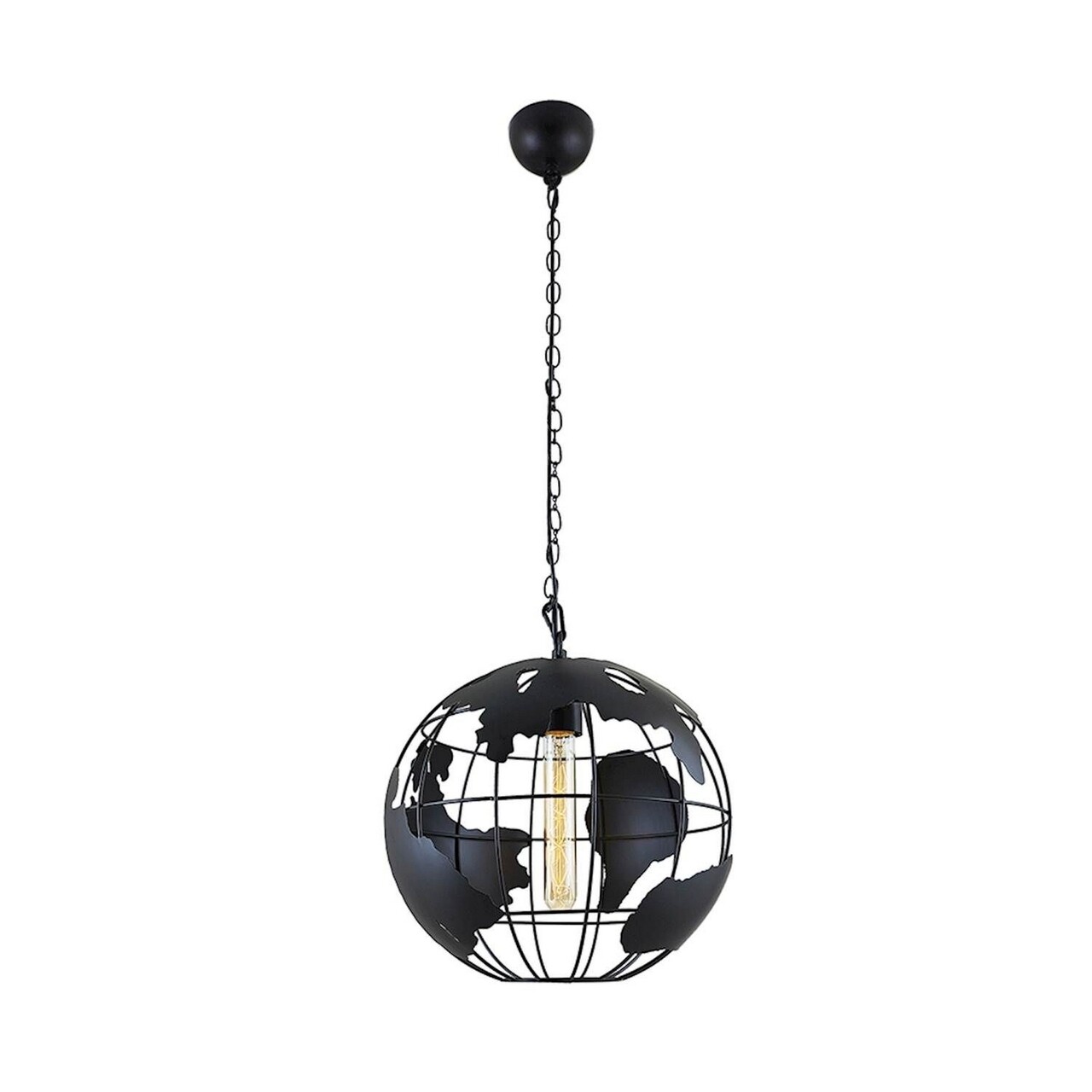 Lustra Dunya, Maison In Design, Ø30 Cm, 1 X E27, 40W, Negru