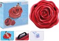 Saltea gonflabila pentru plaja Intex Red Rose, 137x132 cm, polivinil, rosu