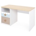 Birou cu 2 sertare, 1 nisa, Teddy, L.120 l.56 H.76, mdf, multicolor