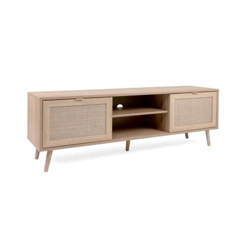 Comoda TV, Finori, Bali 56A, 150 x 52 x 40 cm, PAL/MDF, stejar sonoma