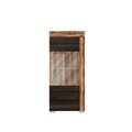 Mobilier Living Novedo I, Bedora,  1 x Polita, 1 x Comoda, 2 x Dulap, Maro Dark