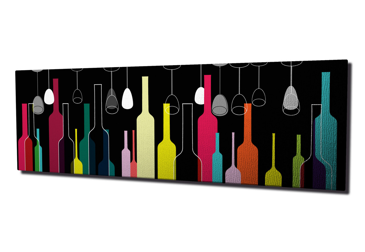 Tablou decorativ, PC044, Canvas, 30 x 80 cm, Multicolor - 2 | YEO