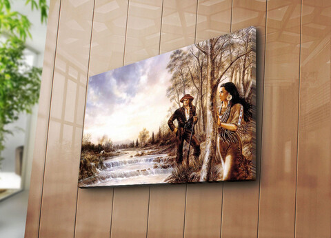 Tablou decorativ, 4570NTVC-2, Canvas, Dimensiune: 45 x 70 cm, Multicolor