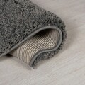 Covor Feather Soft Charcoal, Flair Rugs, D133 cm, polipropilena, carbune