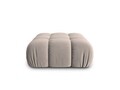 Taburet, Bellis, Micadoni Home, BL, 94x94x39 cm, catifea, bej