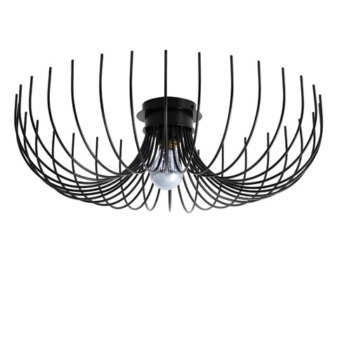 Plafoniera Lion, Maison in Design, Ø56 cm, 1 x E27, 100W, negru