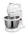 Mixer cu bol Charm, Heinner, 300 W, 5 viteze, alb/gri