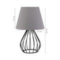 Lampa de masa, Insignio, 780SGN1917, PVC, Gri